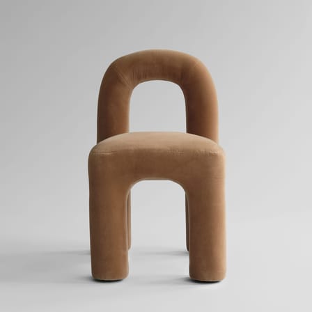 Chaise rembourrée Daiku / Velours - 101 COPENHAGEN