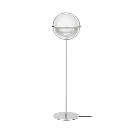 Lampadaire Multi-Lite métal blanc / Modulable & orientable - Réédition 1972 - Gubi