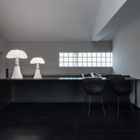 Lampe de table Pipistrello White matt / H 66 à 86 cm - Martinelli Luce
