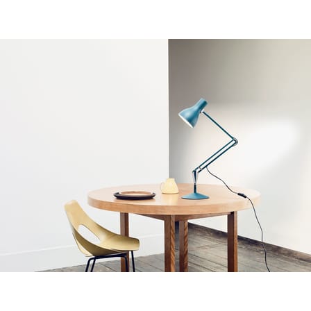 Lampe de table Type 75 métal bleu / By Margaret Howell - Edition limitée / Réédition 1930' - Anglepoise