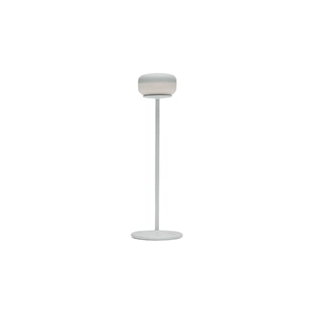 Lampe extérieur sans fil rechargeable Cheerio LED métal blanc / Ø 8 x H 26 cm - Fatboy