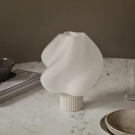 Lampe sans fil rechargeable Soft Serve beige - CRÈME ATELIER