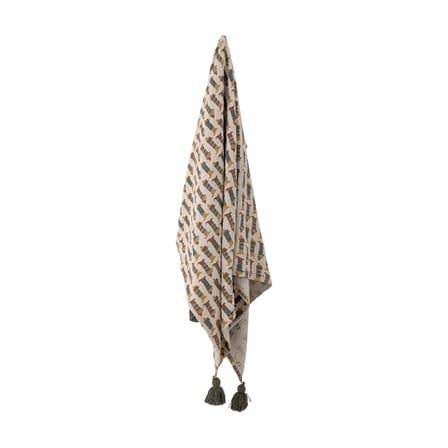 Plaid enfant Charlie tissu beige / 160 x 130 cm - Bloomingville