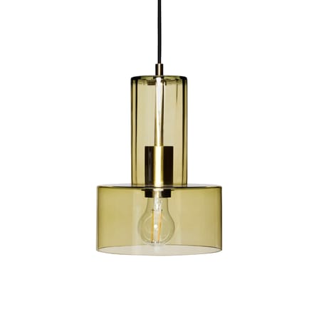 Suspension Ripple verre vert / Ø 20 cm - HÜBSCH