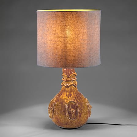 Georgia Table lamp ceramic yellow / Ø 50 x H 92.5 cm - Serax