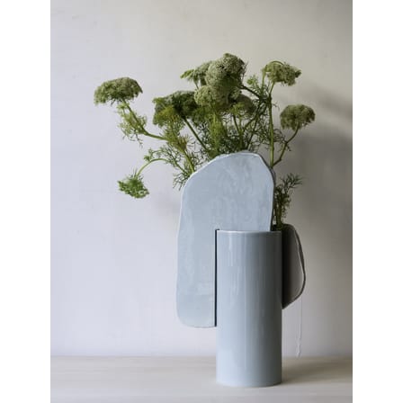 Vase Découpage - Feuille céramique bleu / Bouroullec, 2020 - Vitra