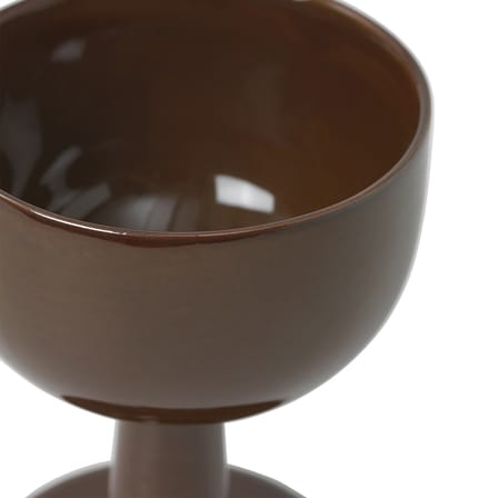 Verre à vin Floccula céramique marron / Grès - Ferm Living