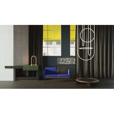 Lampe de table Unseen LED Large plastique blanc / H 60 cm / Seconde vie - Petite Friture