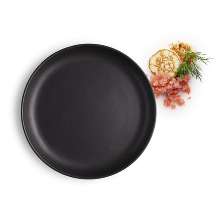 Assiette à dessert Nordic kitchen céramique noir / Ø 18 cm - Grès - Eva Trio