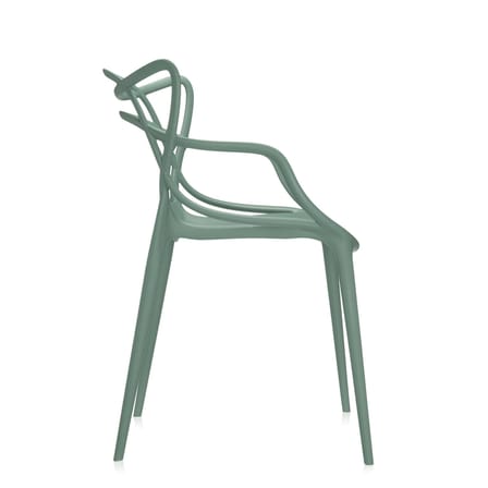 Chaise empilable Masters vert / Philippe Starck, 2010 - Kartell