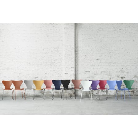 Chaise empilable Série 7 bois gris / Frêne teinté - Arne Jacobsen, 1955 - Fritz Hansen