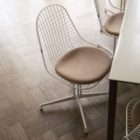 Chaise Wire Chair DKL métal blanc / (1951) - Pied La Fonda - Vitra