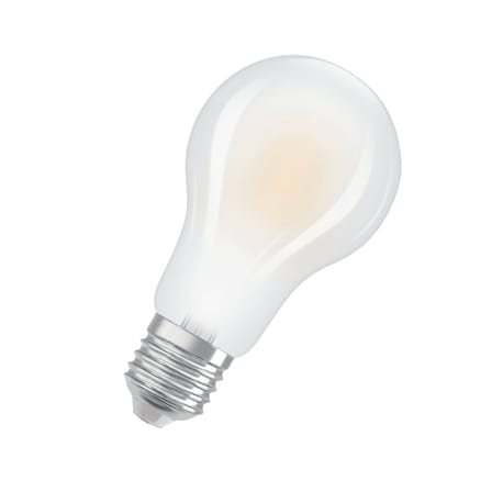 Lampadina LED E27 Classique A70 vetro bianco Smerigliata / 17W (= 150W) - Bianco caldo - Osram