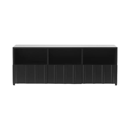 Buffet bas Rib bois noir / L 120 x P 38 x H 44 cm - Normann Copenhagen