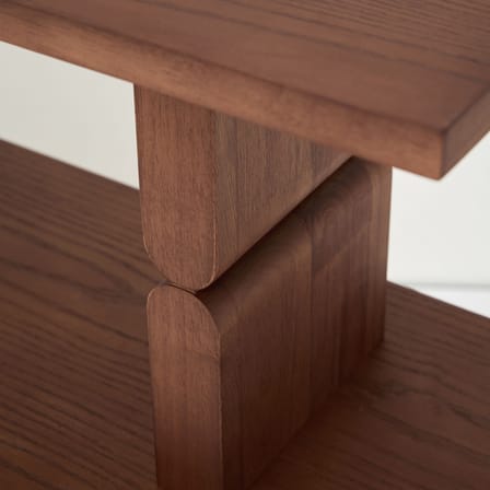 Étagère Coloured Wood Noon bois marron / L 118 x H 107 cm - NOBODINOZ