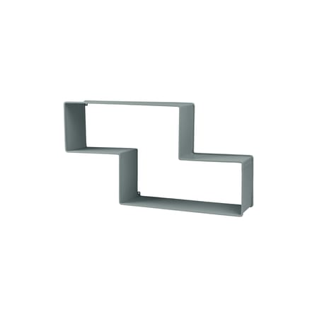 Étagère Dédal métal gris / Matégot - L 90 cm - Réédition 50' - Gubi