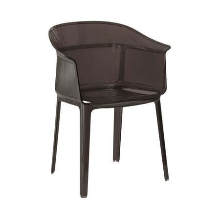 Fauteuil empilable Papyrus plastique marron / Bouroullec, 2008 - Kartell