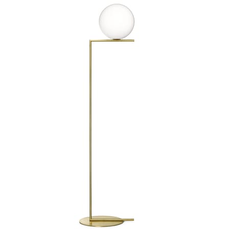 Lampadaire IC F2 verre métal / H 185,2 cm - Michael Anastassiades, 2014 - Flos