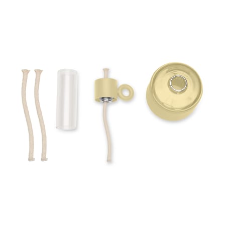 Lampe à huile Flamtastique XS jaune / H 22,5 cm - Indoor - Fatboy