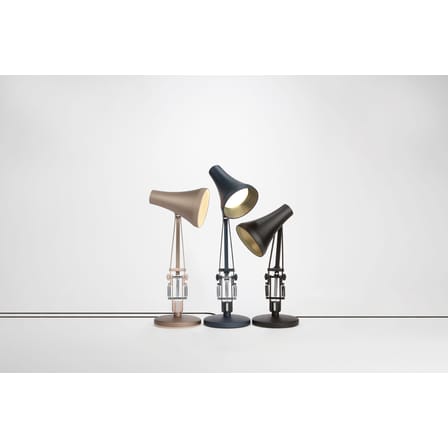 Lampe de table 90 Mini Mini LED métal noir / Branchement secteur ou USB - Anglepoise