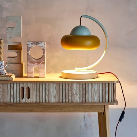 Lampe de table Bubble métal jaune - Bloomingville
