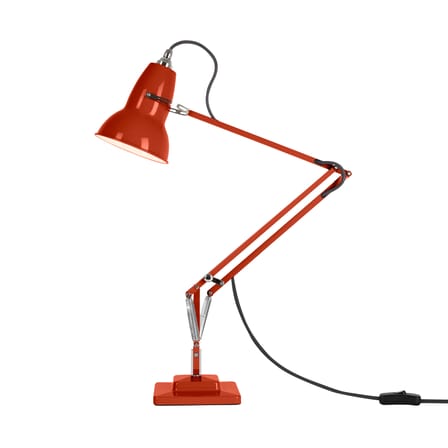 Lampe de table Original 1227 métal rouge / Réédition 1930' / Seconde vie - Anglepoise