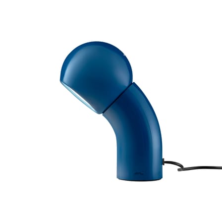 Lampe de table Pallino bleu / Réédition 70 - Orientable - Martinelli Luce