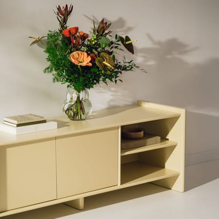 Mobile TV Rali legno giallo / L 160 x H 58 cm - NOO.MA