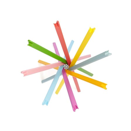 Portemanteau sur pied Sciangai 50 bois multicolore / Edition numérotée 50th anniversary (1973-2023) - Zanotta