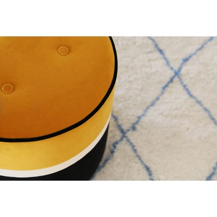 Pouf Léo Small / Ø 42 x H 40 cm - Velours - Maison Sarah Lavoine