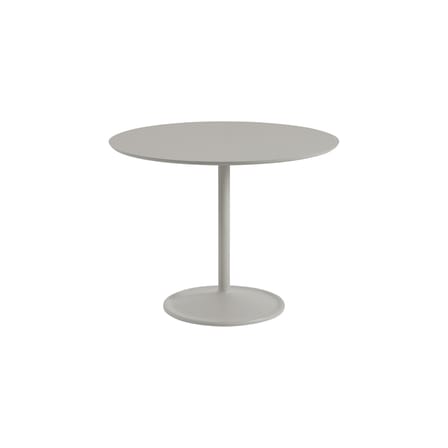 Soft Round table wood grey / Ø 95 x H 73 cm - Muuto