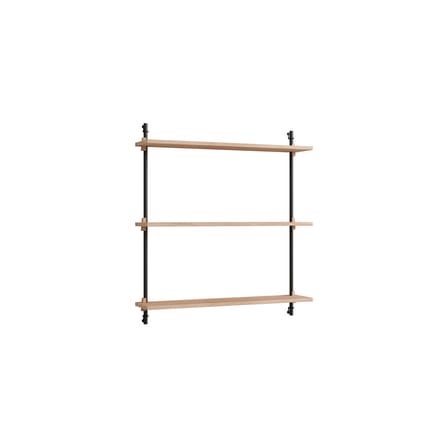 Scaffale Wall Shelving – ws.85.1 legno naturale / En&ls 85 x H 85 cm x P 17,5 cm - MOEBE