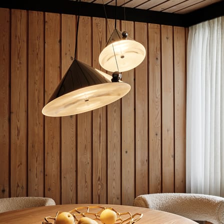 Sospensione Pose LED metallo verde / Ø 43 x H 30 cm - Girevole - Tom Dixon