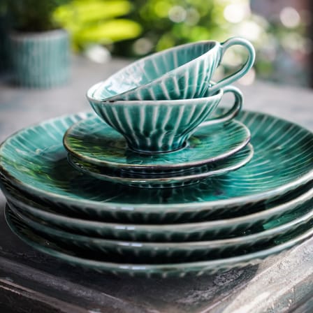 Set de 2 soucoupes pour tasse à cappuccino Verde Lanza - Serax