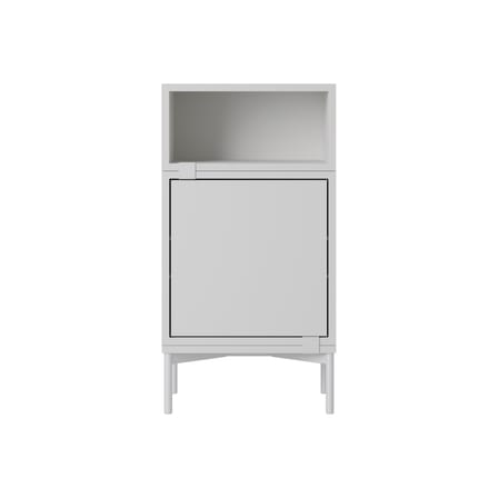 Table de chevet Stacked bois gris / Configuration 2 - Muuto