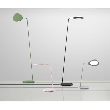 Leaf LED Table lamp metal grey - Muuto