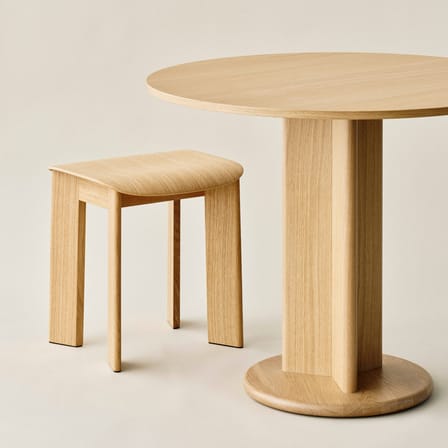 Tabouret Chisel 10 bois naturel - Hay