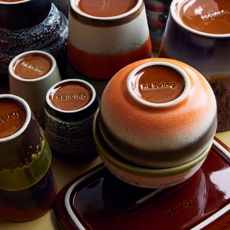 Set de 4 tasses à cappuccino 70s ceramics / 33 cl - HK LIVING