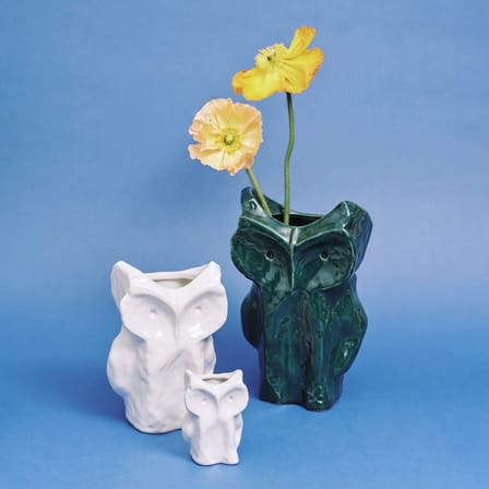 Vase After Midnight Owl  céramique vert / Large - H 30 cm - Serax