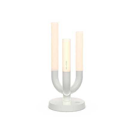 Luna LED Wireless rechargeable outdoor lamp metal white - Slide