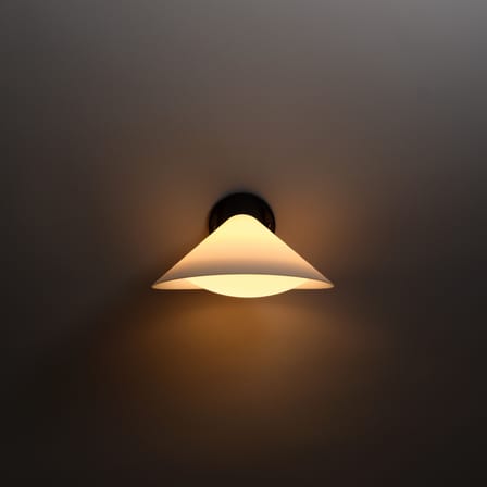 Applique Plume polycarbonate / Orientable - Avec écran-diffuseur - DCW éditions