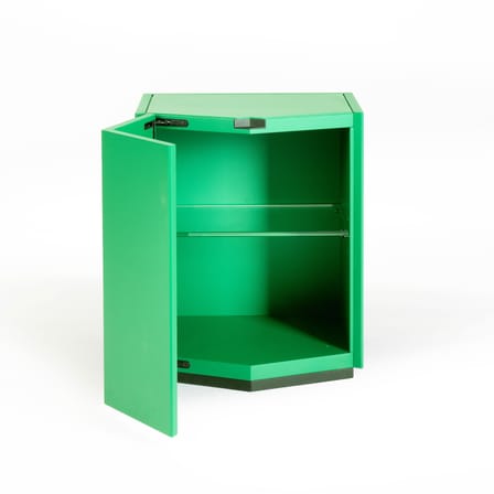 Z24 728 Bedside table wood green - Zanotta