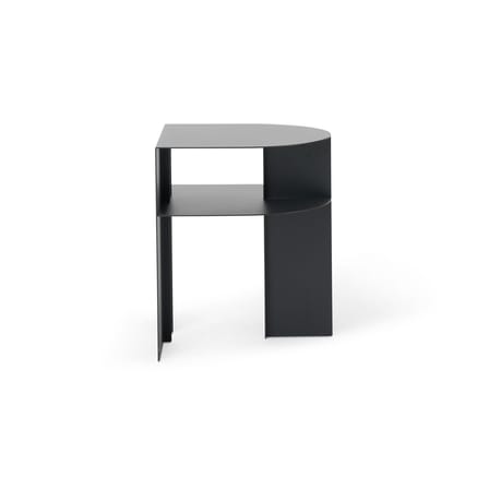 Beistelltisch Rand metall schwarz / 40 x 40 x H 48,4 cm - NEW WORKS