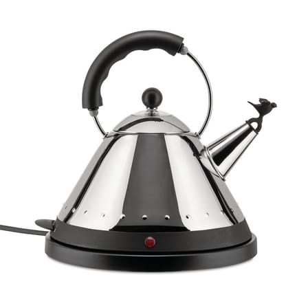 Bouilloire électrique Oisillon métal plastique noir - Alessi