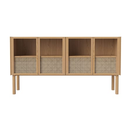 Buffet Cana fibre végétale bois naturel / L 159 x H 84,4 cm - cannage rotin - Bolia