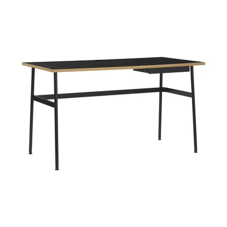 Bureau Journal bois noir / 1 tiroir - Normann Copenhagen
