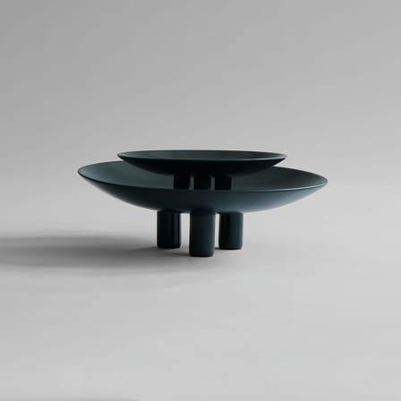 Centre de table Duck Big céramique vert / Ø 45 x H 14 cm - 101 COPENHAGEN
