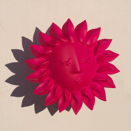 Décoration murale Magna Graecia - Sole céramique rose - Seletti