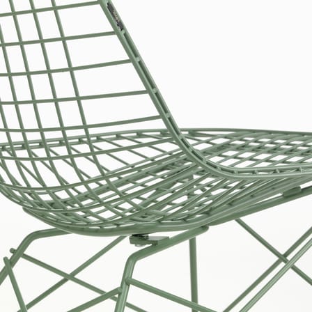 Fauteuil lounge Wire Chair LKR métal vert / Charles & Ray Eames, 1951 - Vitra