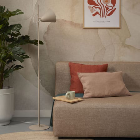 Lampadaire Lisbon métal beige / Orientable - It's about Romi